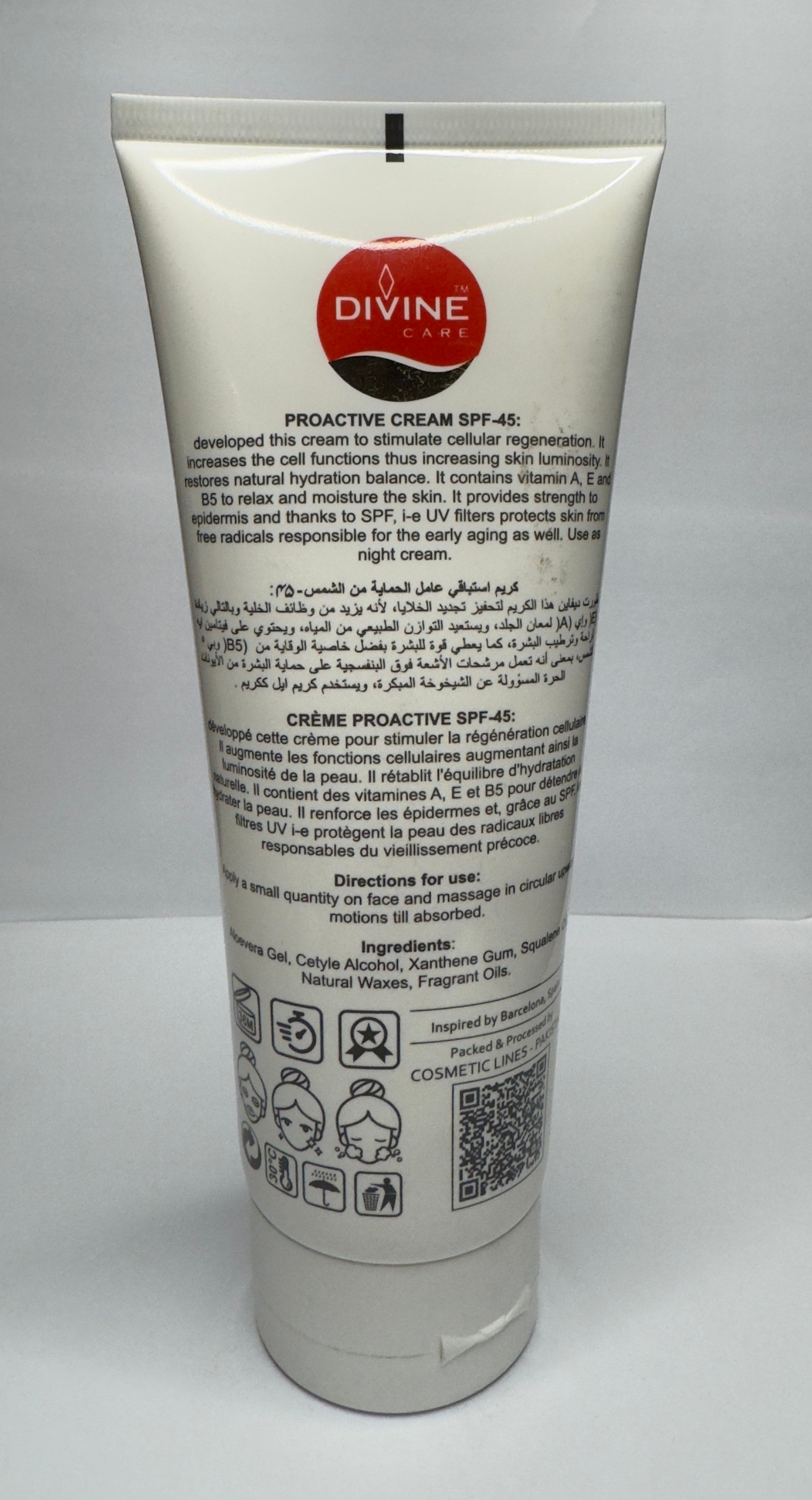 Divine Care Proactive Cream SPF-45